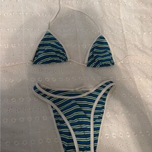 Rebels Blue and Green Bikini
